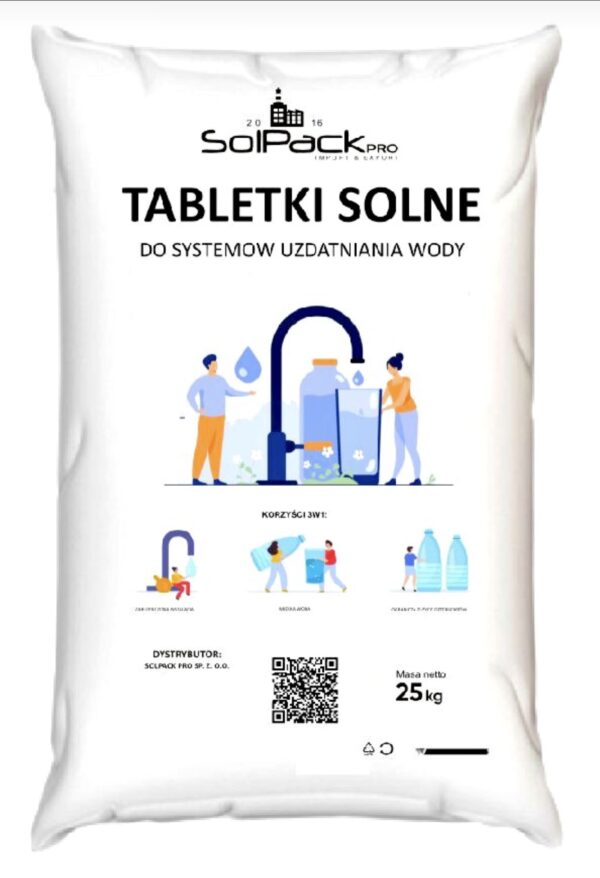 TABLETKI SOLNE DO UZDATNIANIA WODY SOLPACK PRO